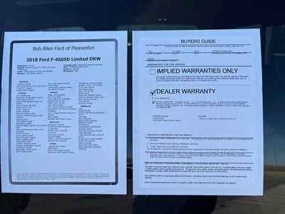 2018 Ford F-450SD Limited