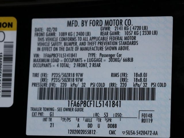 2020 Ford Mustang GT