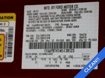 2021 Ford Mustang EcoBoost