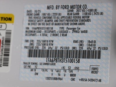 2026 Ford Mustang EcoBoost