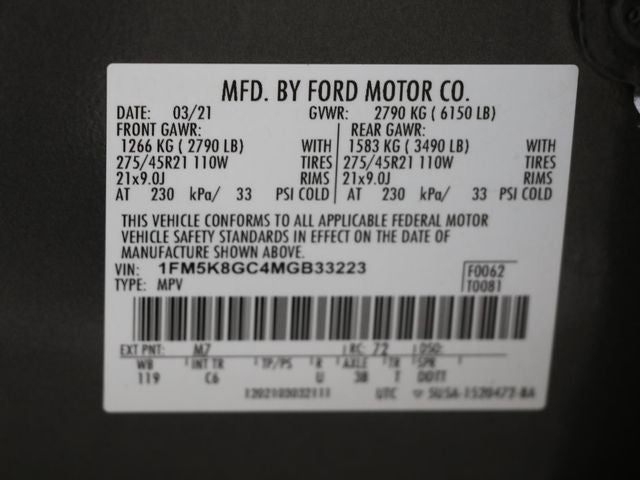 2021 Ford Explorer ST