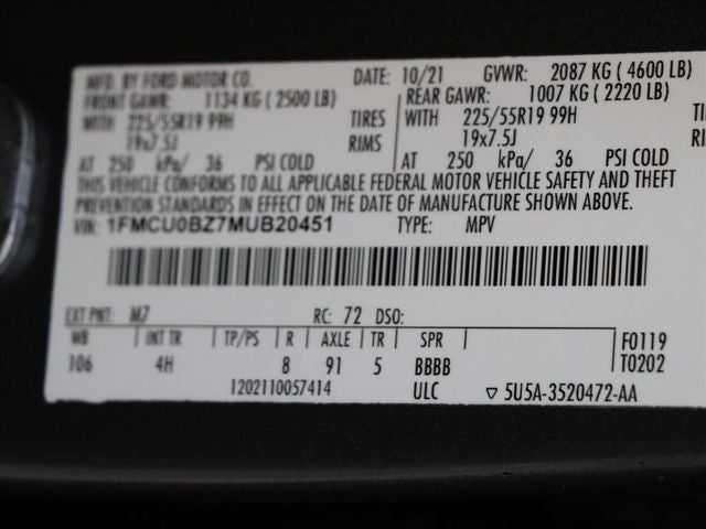 2021 Ford Escape SE Hybrid