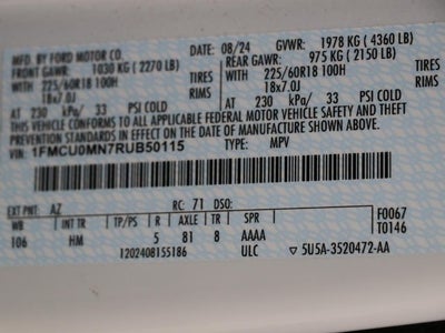 2024 Ford Escape ST-Line