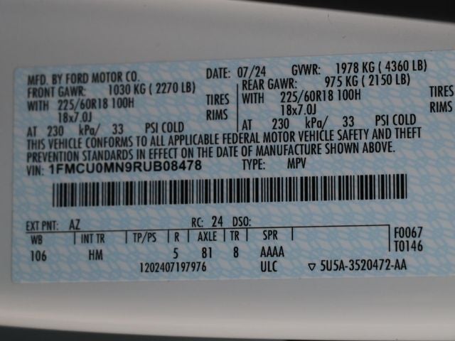 2024 Ford Escape ST-Line
