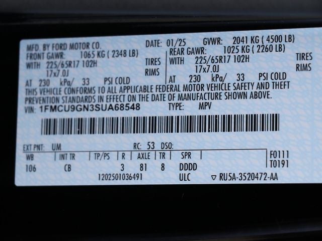 2025 Ford Escape Active