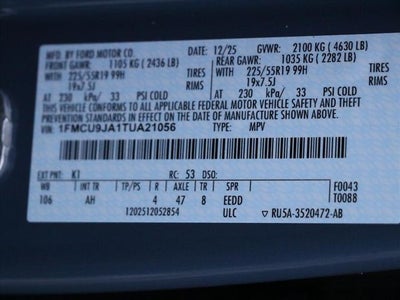 2026 Ford Escape Platinum