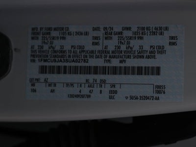 2025 Ford Escape Platinum