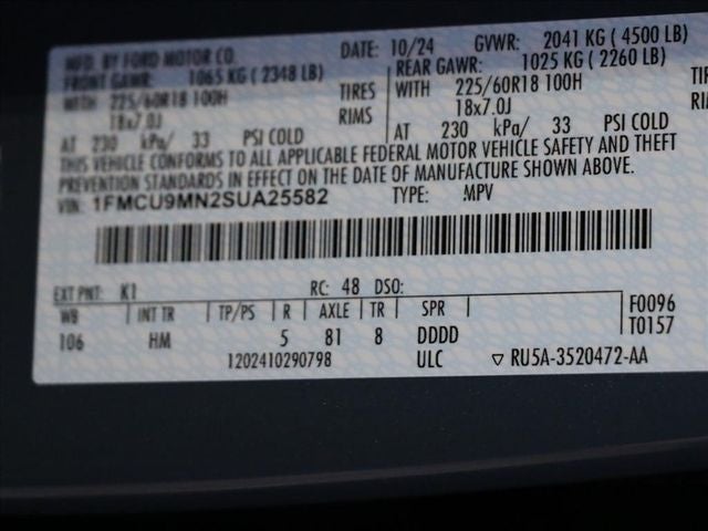 2025 Ford Escape ST-Line