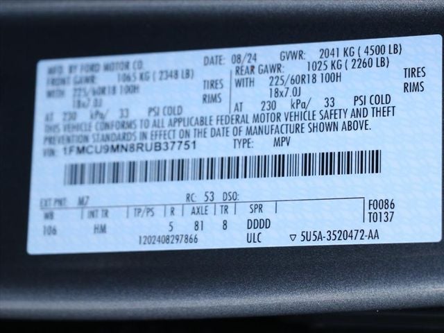 2024 Ford Escape ST-Line