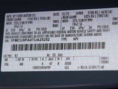 2026 Ford Escape ST-Line Elite