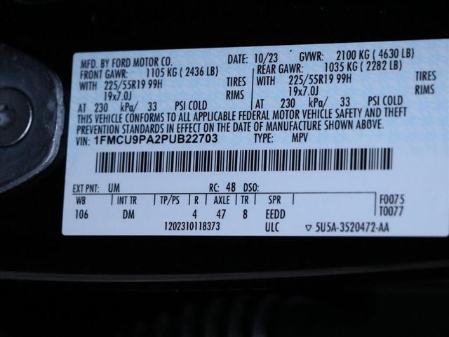 2023 Ford Escape ST-Line Elite