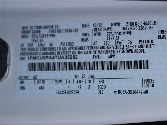 2026 Ford Escape ST-Line Elite