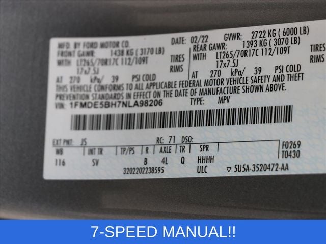 2022 Ford Bronco Black Diamond