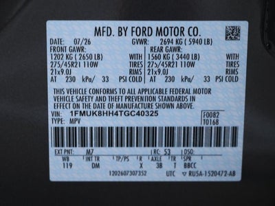 2026 Ford Explorer Platinum