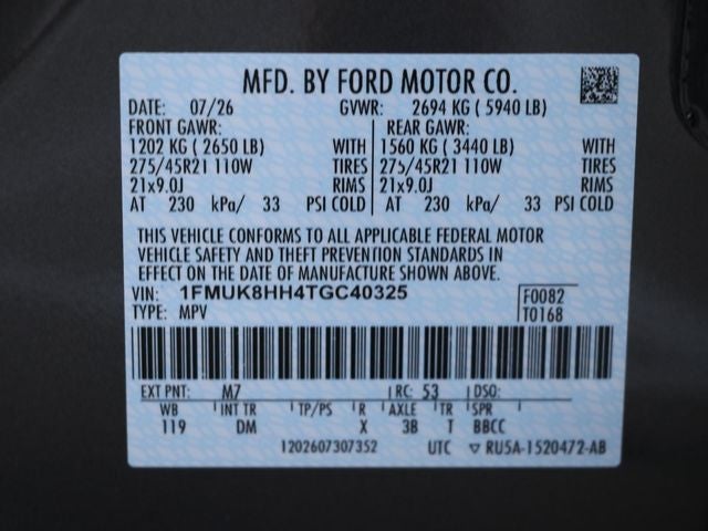 2026 Ford Explorer Platinum