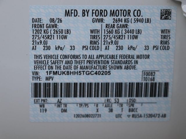 2026 Ford Explorer Platinum