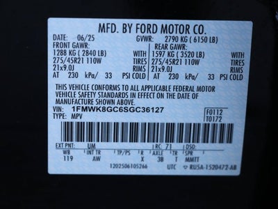2025 Ford Explorer ST