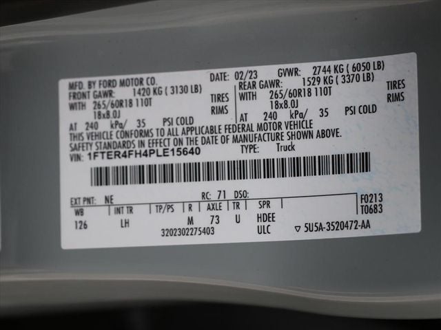 2023 Ford Ranger XLT