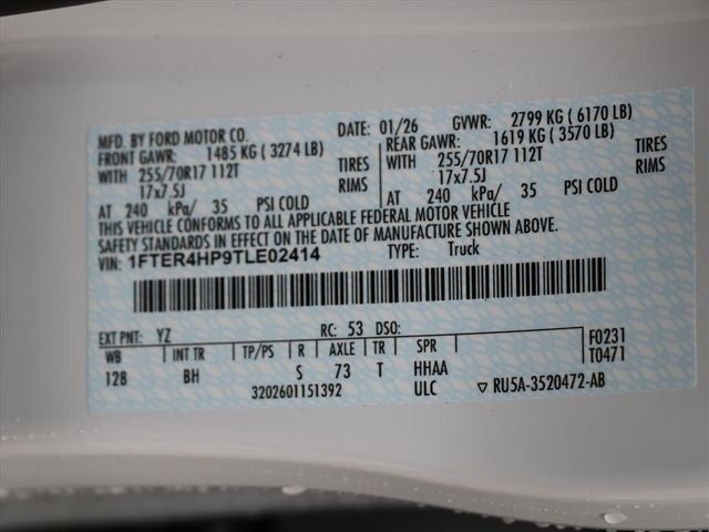 2026 Ford Ranger XLT