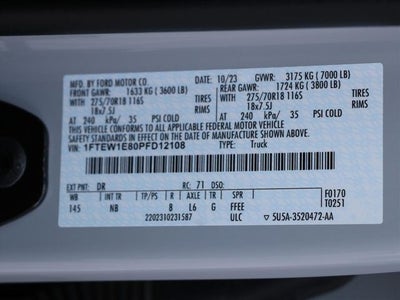 2023 Ford F-150 Tremor