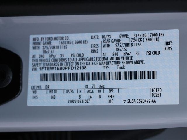 2023 Ford F-150 Tremor