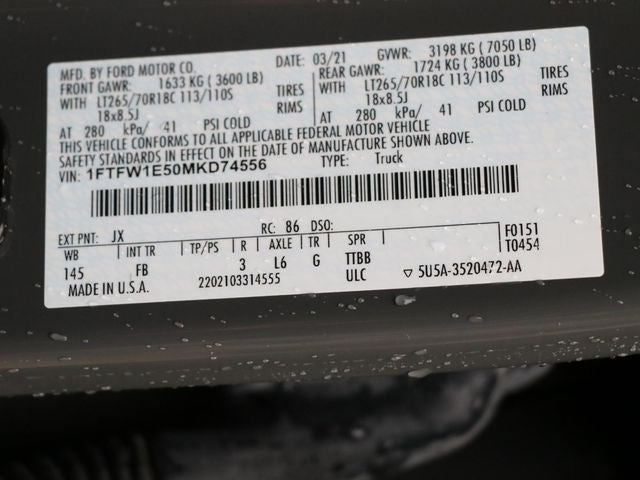 2021 Ford F-150 XLT