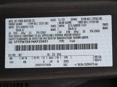 2022 Ford F-150 Lariat