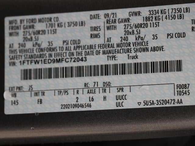 2021 Ford F-150 XLT