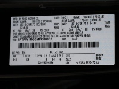 2021 Ford F-150 Raptor