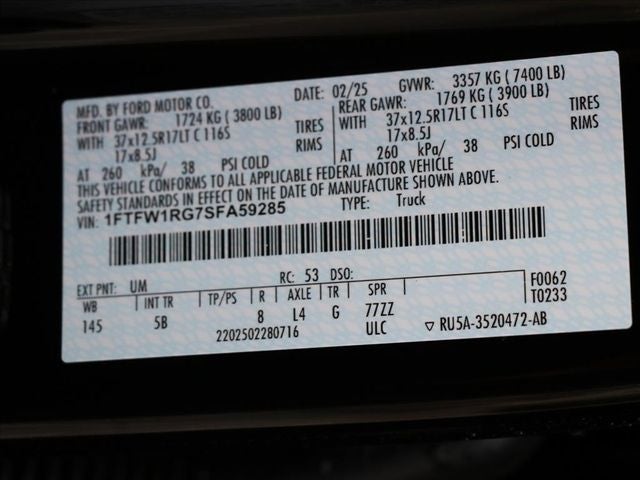 2025 Ford F-150 Raptor