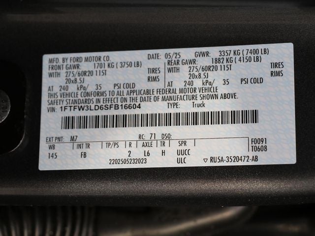 2025 Ford F-150 XLT