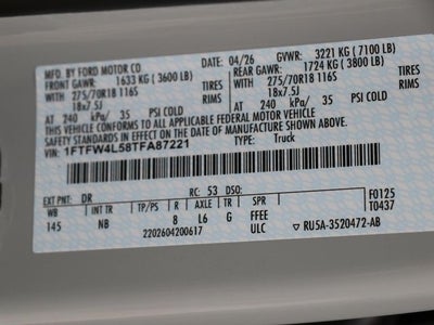 2026 Ford F-150 Tremor