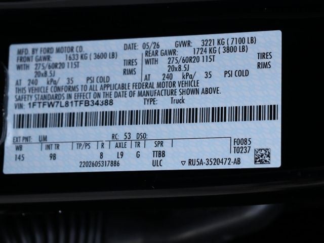 2026 Ford F-150 Platinum