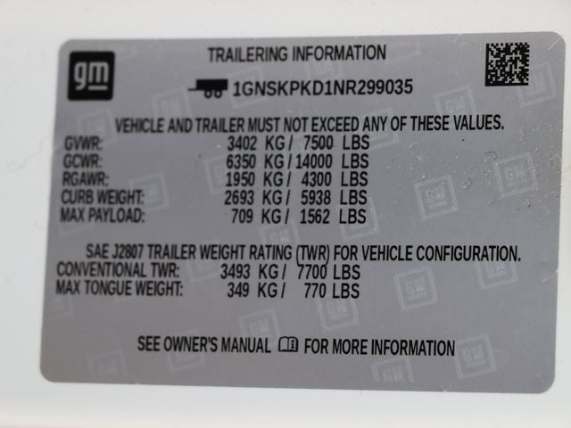 2022 Chevrolet Tahoe Z71
