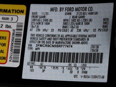 2025 Ford Bronco Sport Outer Banks