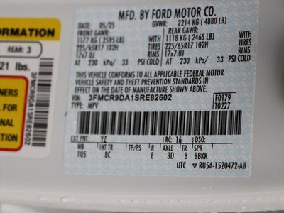 2025 Ford Bronco Sport Badlands