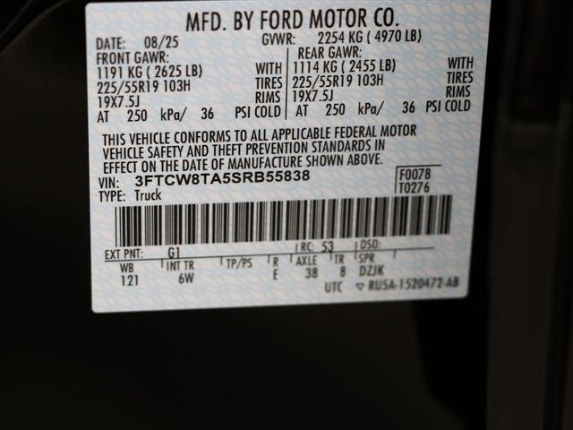 2025 Ford Maverick Lobo Standard