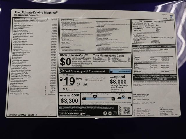 2026 BMW M2 CS