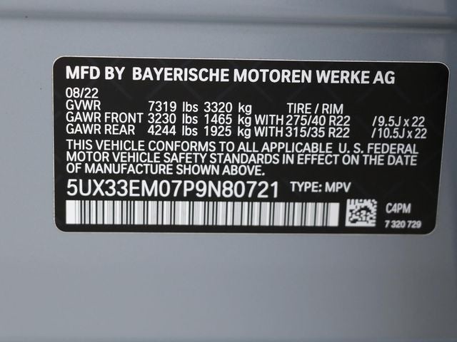 2023 BMW X7 M60i