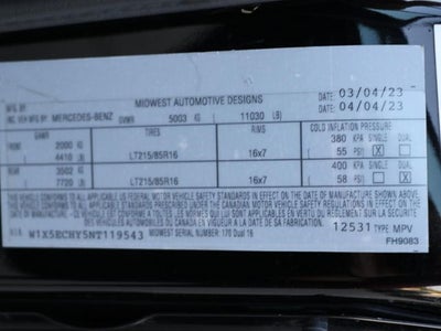 2022 Mercedes-Benz Sprinter 3500 High Roof