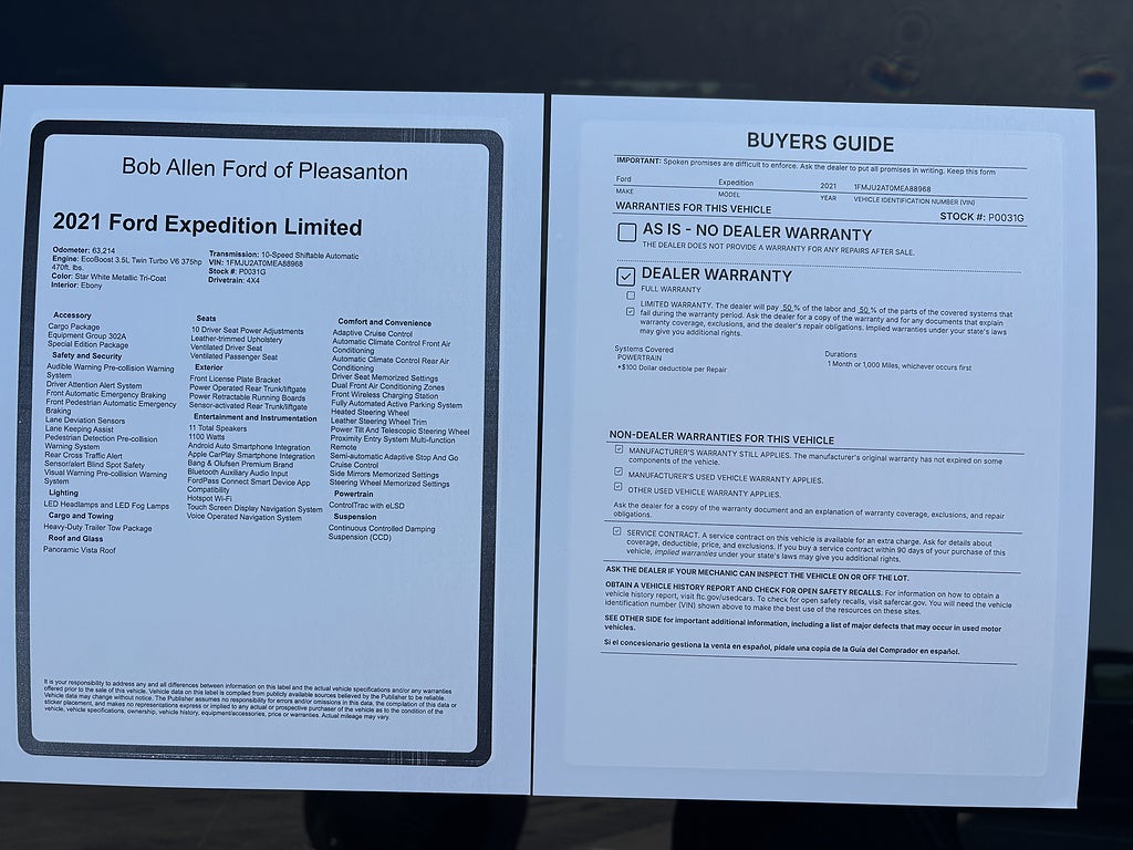 2021 Ford Expedition Limited