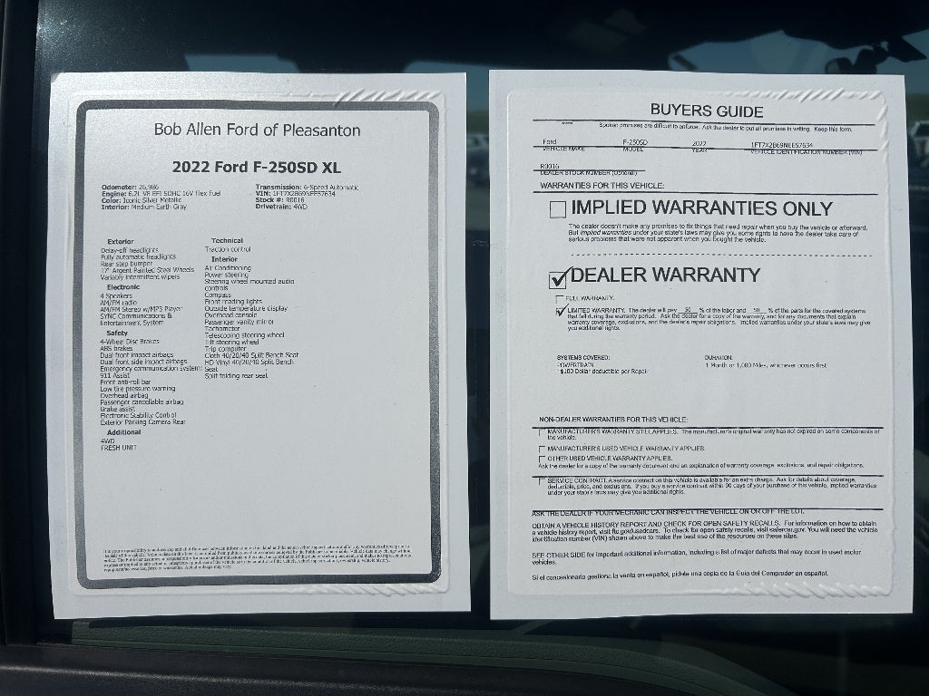 2022 Ford Super Duty F-250 SRW XL