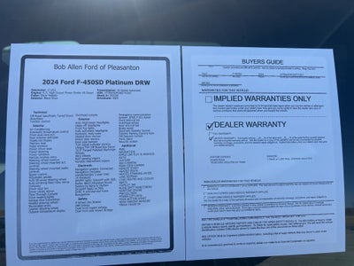 2024 Ford F-450SD Platinum DRW