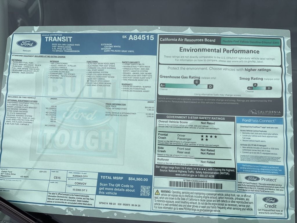 2025 Ford Transit-250 Base