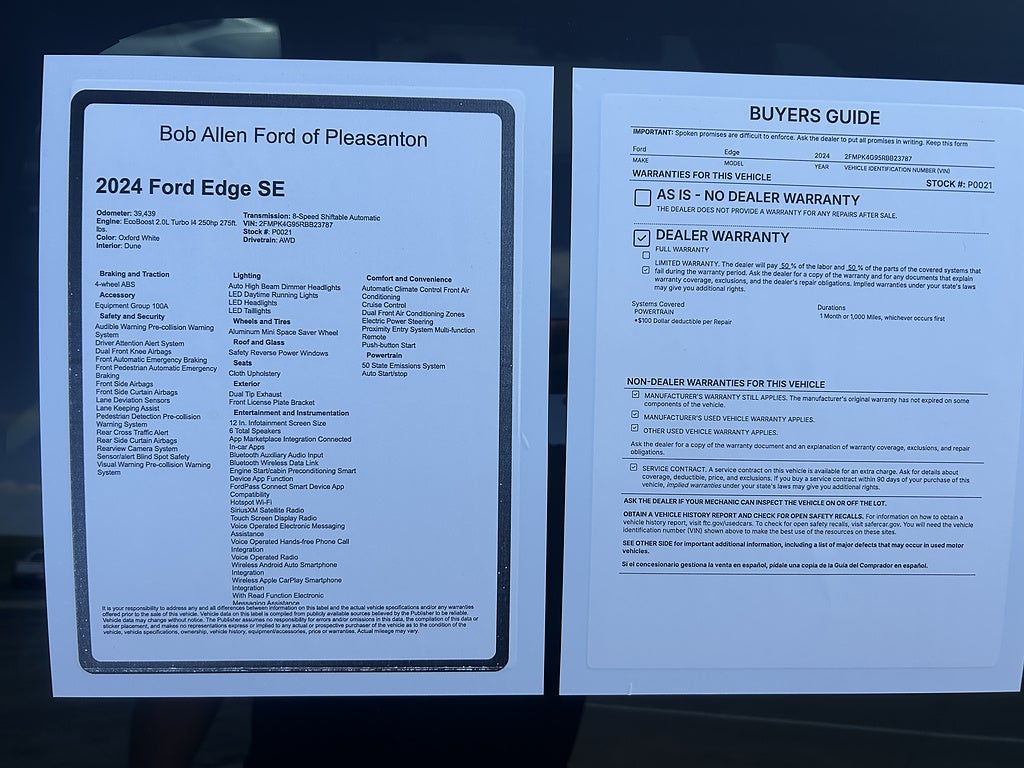 2024 Ford Edge SE