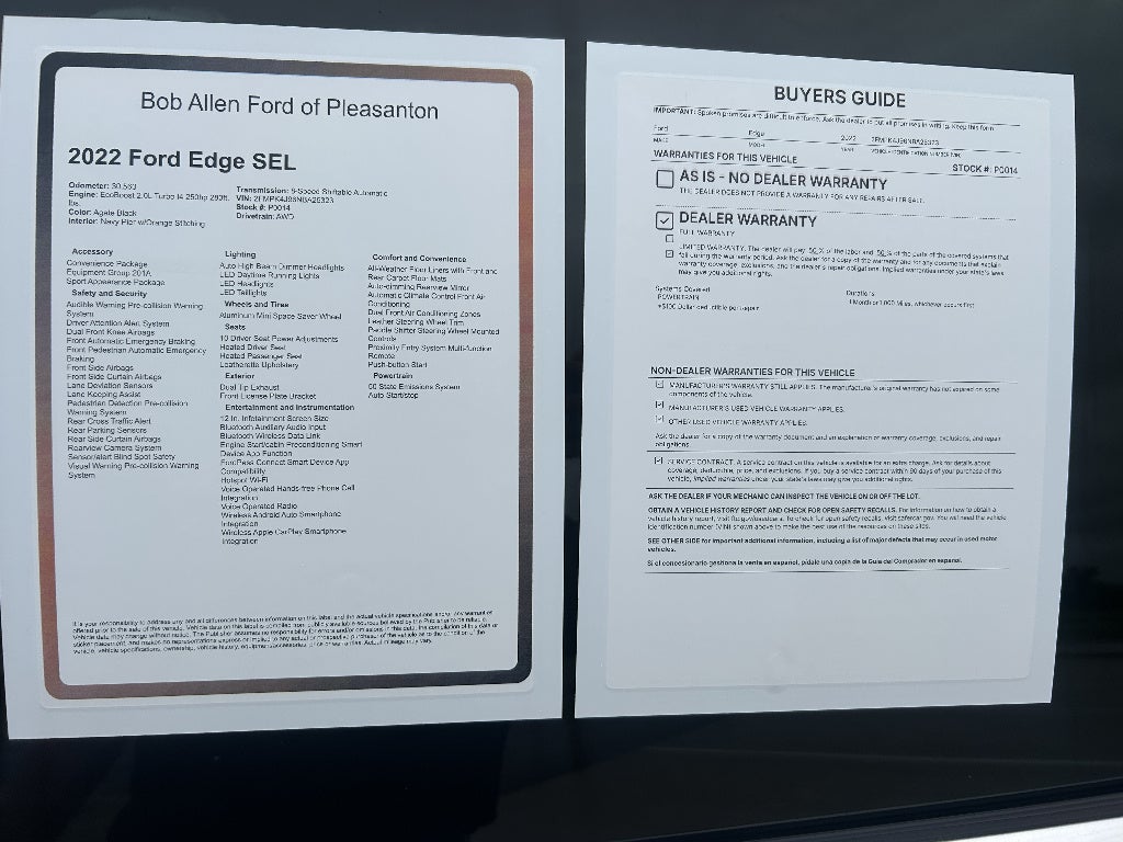 2022 Ford Edge SEL