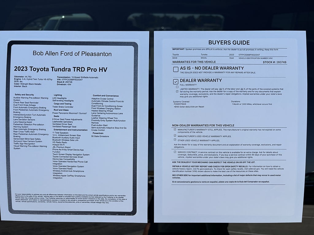 2023 Toyota Tundra 4WD TRD Pro HV